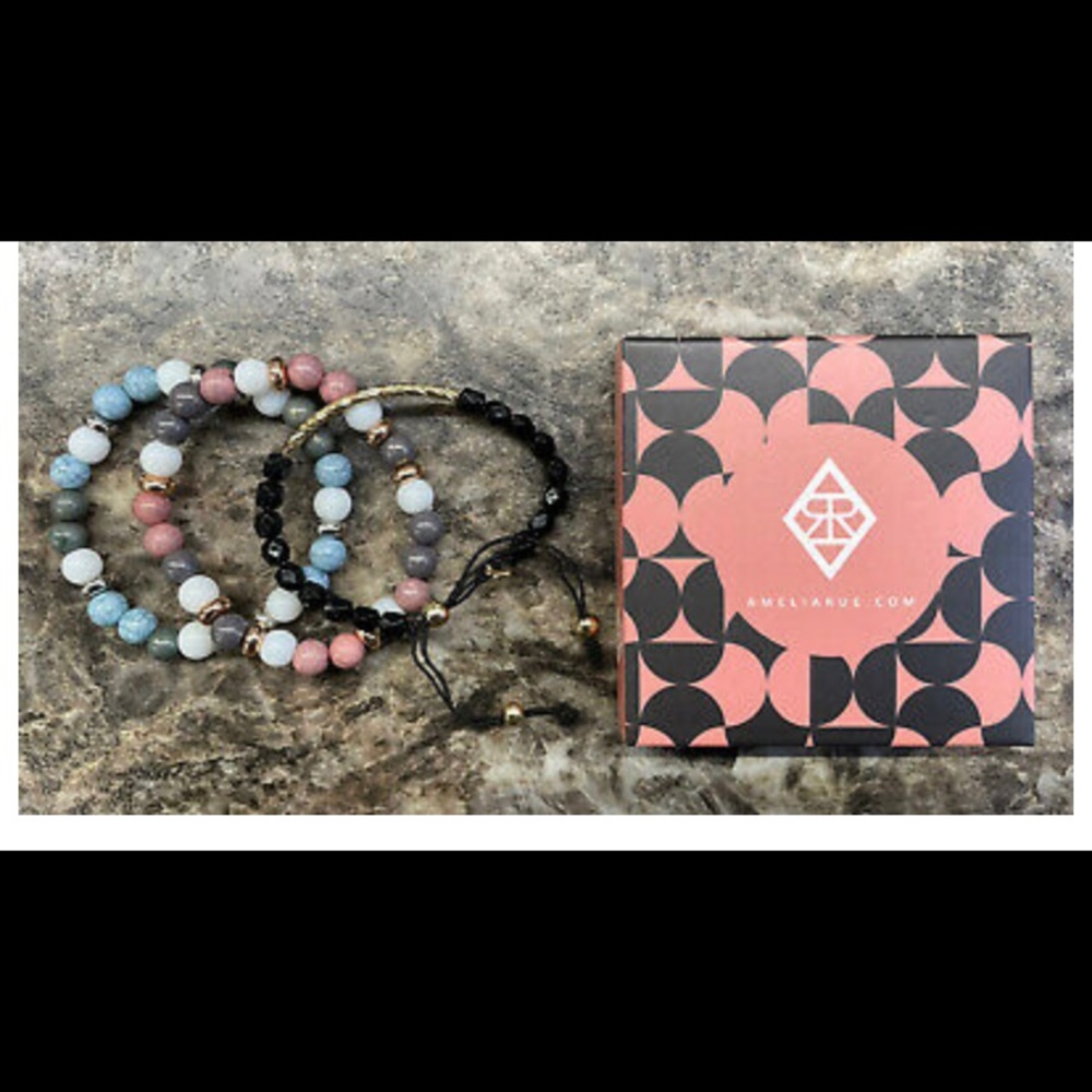 Amelia Rue Kinsley 3-piece Bracelet Set
